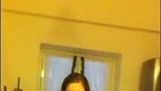 Sexy teen slut strips and masturbates on camera porn video